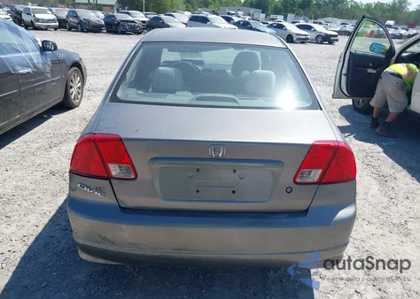 2004 Honda Civic Ex z USA, uszkodzony, nr VIN 1HGES26784L014539